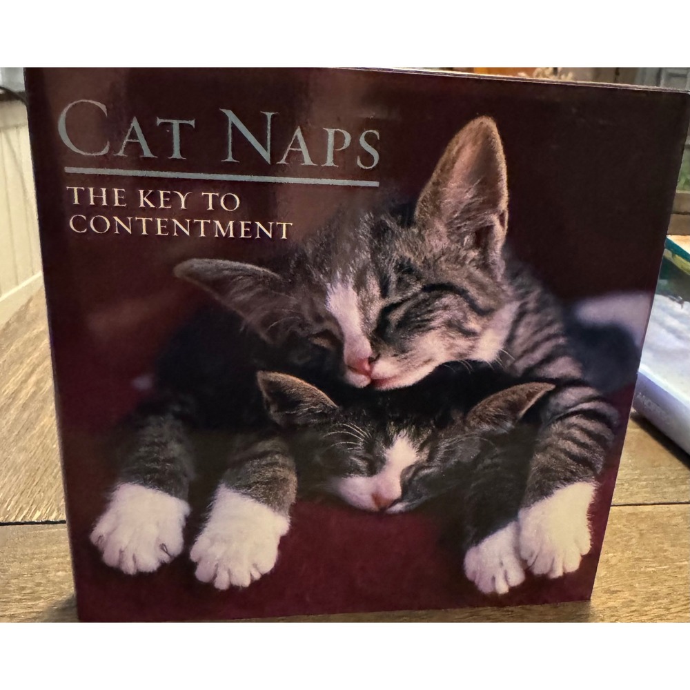 Cat Naps The Key to Contentment Hardcover Book Ronnie Sellers Productions 2007